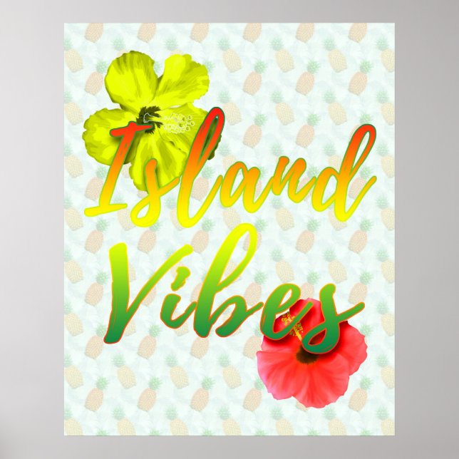 Jamaican Island Vibes Poster (Framsidan)