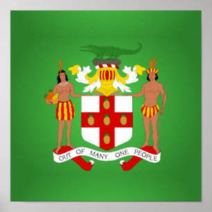 Jamaican jackar av arm poster