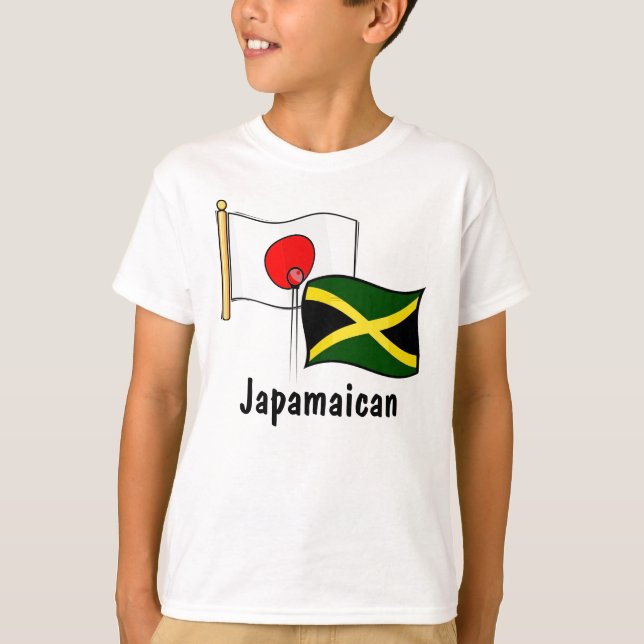 Jamaican japanese children t-shirts (Framsida)