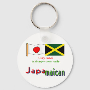 jamaican-japanese nyckelring