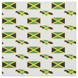 JAMAICAN KARTA | Jamaica Flagga Tyg