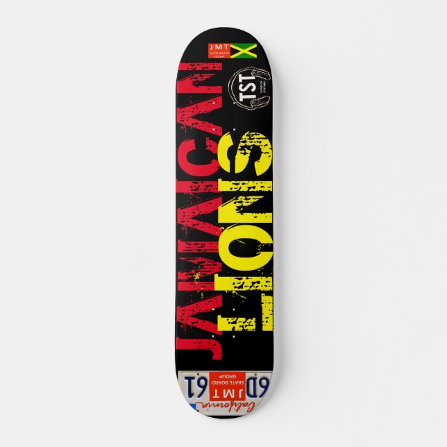 JAMAICAN LEJON JMT USA Skateboard (Framsida)