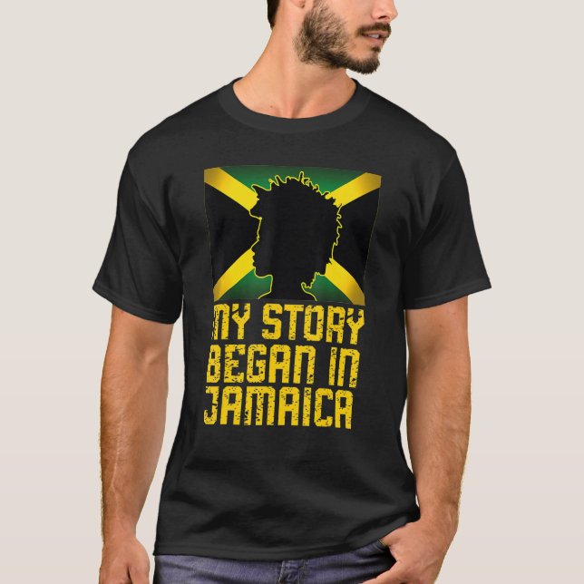 Jamaican Mammor Jamaicans Min berättelse börjar i  T Shirt (Framsida)