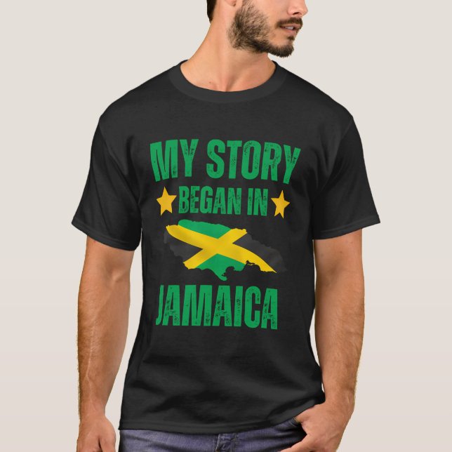 Jamaican Mammor Jamaicans Min berättelse börjar i  T Shirt (Framsida)