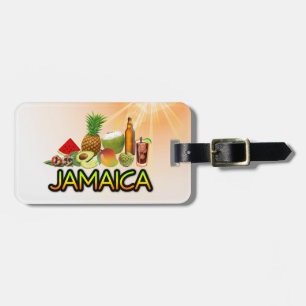 Jamaican-mat Bagagebricka