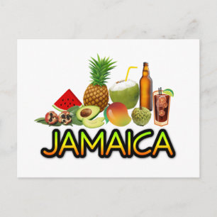 Jamaican-mat Vykort