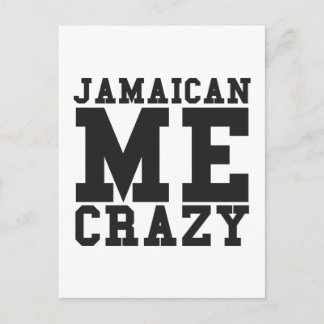 Jamaican Me Crazy Vykort