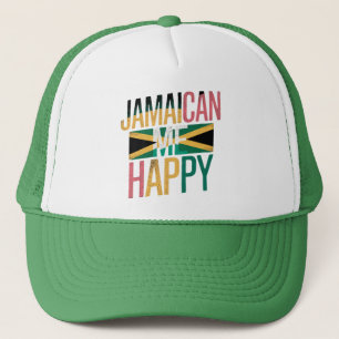Jamaican Me Lycklig - Roligt Jamaica Island Vibes Keps