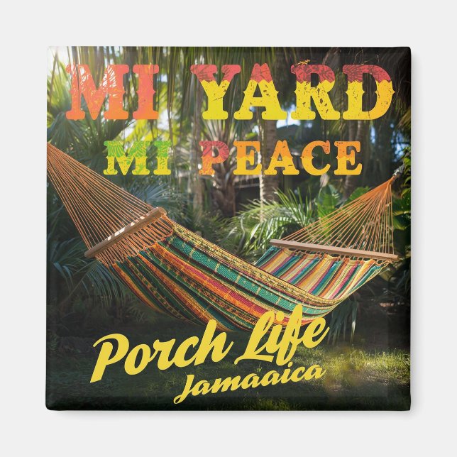 jamaican MI yard Mi peace Magnet (Framsidan)