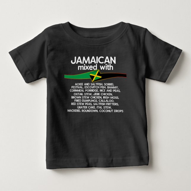 Jamaican Mixed with Jamaica Proud Group Matching T Shirt (Framsida)