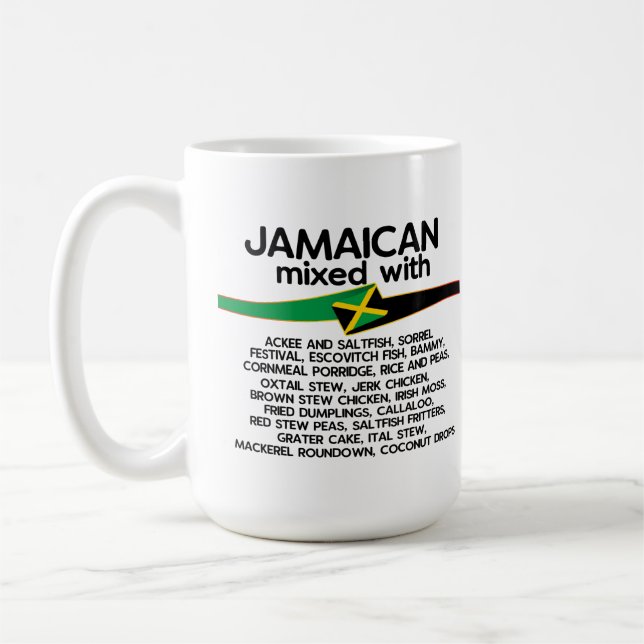 Jamaican Mixed with Jamaica Proud  Kaffemugg (Vänster)