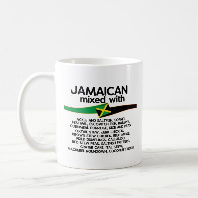 Jamaican Mixed with Jamaica Proud  Kaffemugg (Vänster)