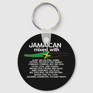 Jamaican Mixed with Jamaica Proud Nyckelring