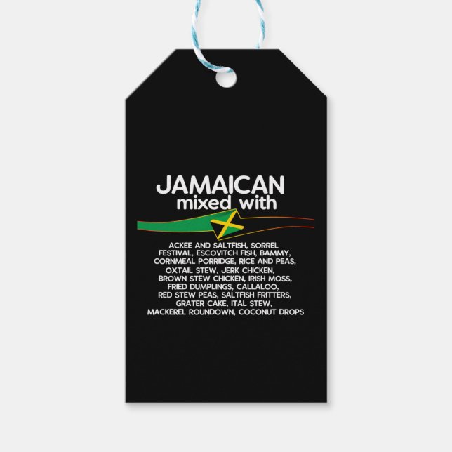 Jamaican Mixed with Jamaica Proud Presentetikett (Framsidan)
