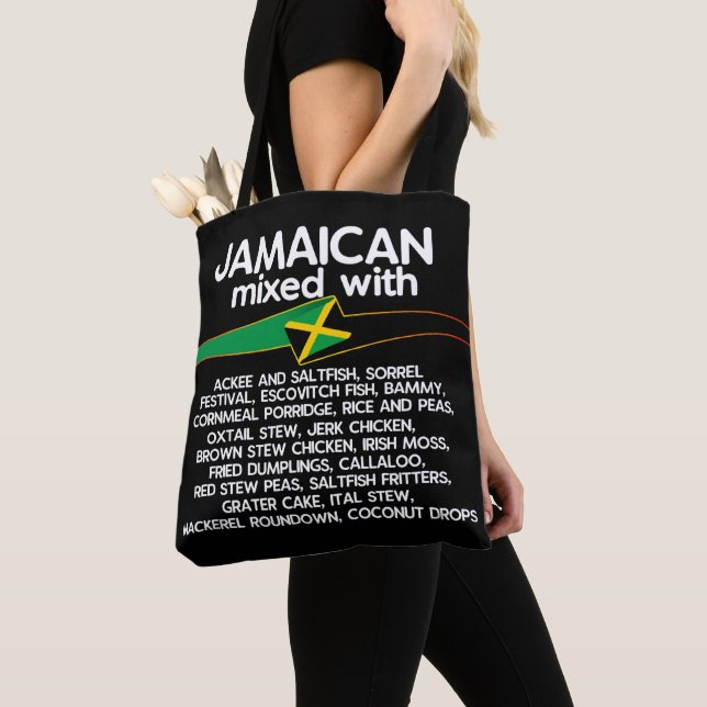 Jamaican Mixed with Jamaica Proud  Tygkasse (Närbild)