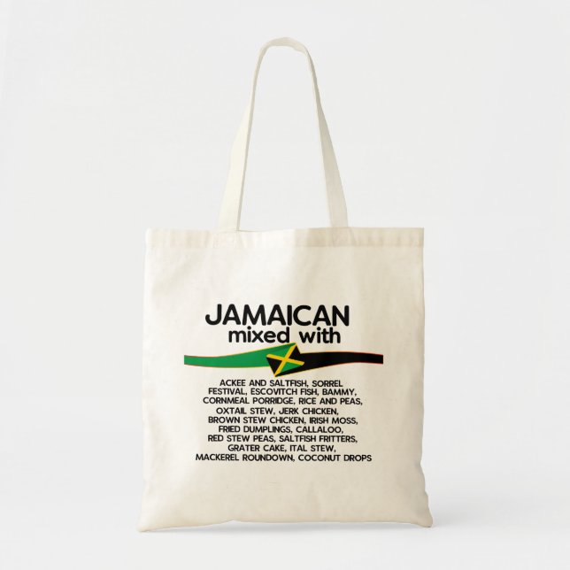 Jamaican Mixed with Jamaica Proud Tygkasse (Framsidan)