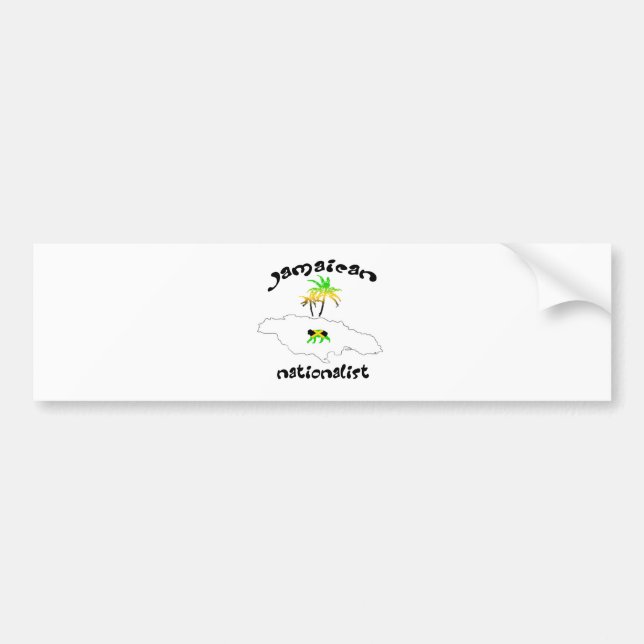 Jamaican Nationalist Logotyp Bildekal (Framsidan)