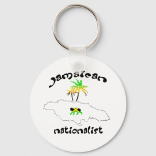 Jamaican Nationalist Logotyp Nyckelring