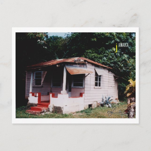 Jamaican Old House Vykort (Framsida)