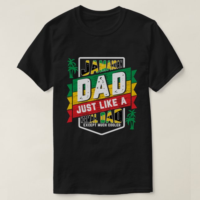 Jamaican Pappa, Far Day Gift T Shirt (Design framsida)