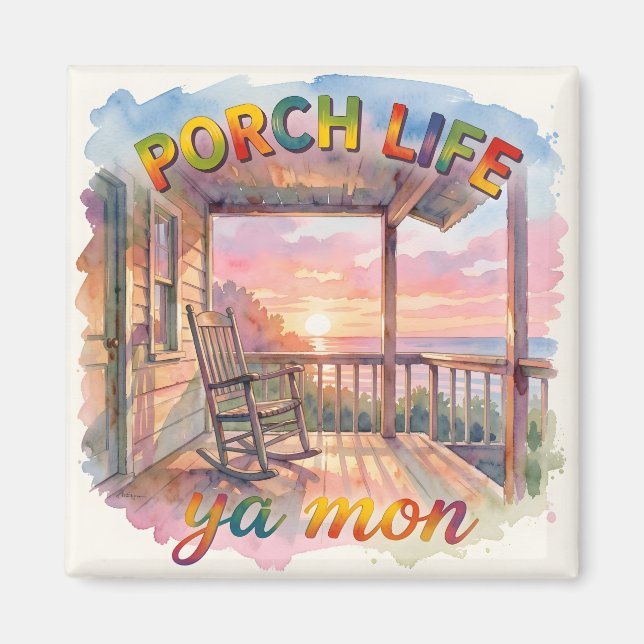 Jamaican porch life magnet (Framsidan)