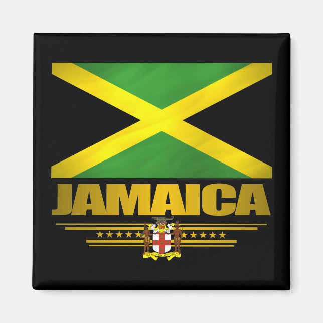 Jamaican Pride Magnets Magnet (Framsidan)