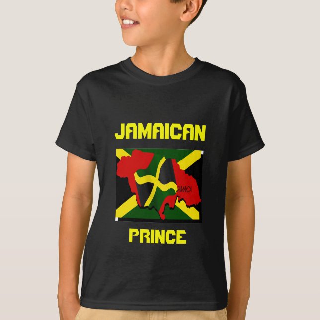 Jamaican Prince Tee Shirt (Framsida)