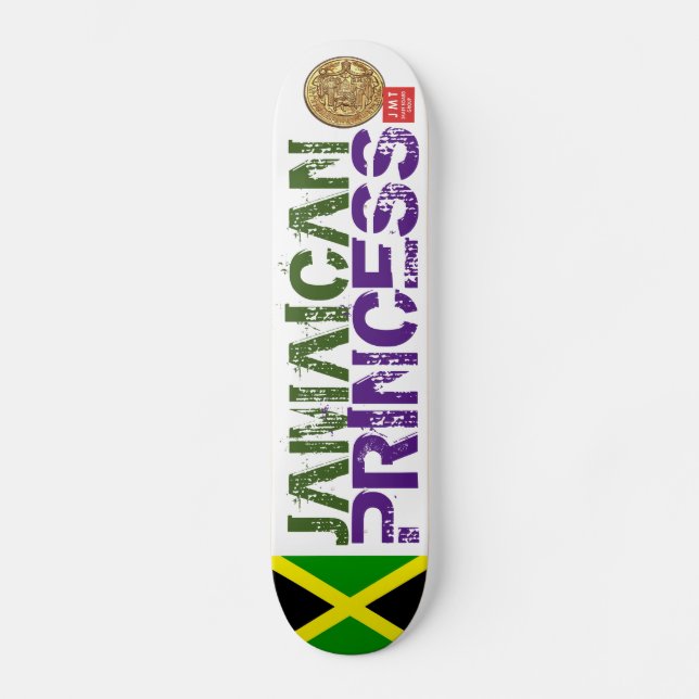 JAMAICAN PRINCESS Skateboard (Framsida)