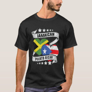 Jamaican puerto rican HalPuerto rican halv Jama T Shirt