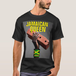 JAMAICAN QUEEN Basic Mörk T-Shirt