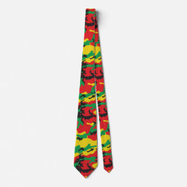 Jamaican Rasta Camouflage Print Patterned Slips