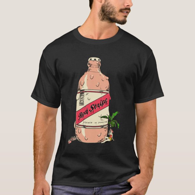 Jamaican Red Rand Beer Passande  T Shirt (Framsida)