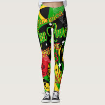 Jamaican Reggae Rasta Leggings