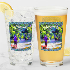 Jamaican River Raft Ride J001 Beer Glaskopp