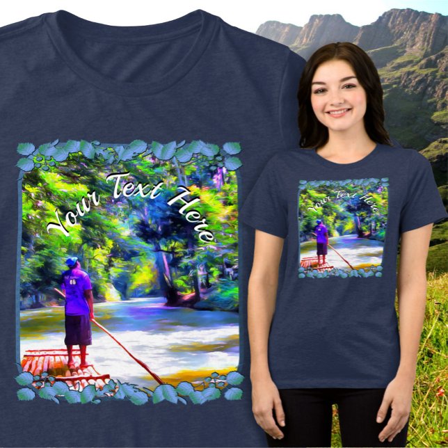 Jamaican River Raft Ride J001 T Shirt (Skapare uppladdad)