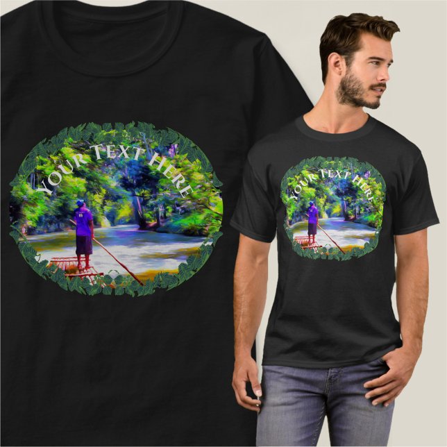 Jamaican River Raft Ride J001 T Shirt (Skapare uppladdad)