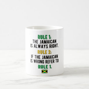 Jamaican Roots Jamaica Flagga Jamaican Heritage Kaffemugg