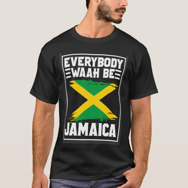 Jamaican Roots reggae Jamaica Patty Partner  8 T Shirt (Framsida)