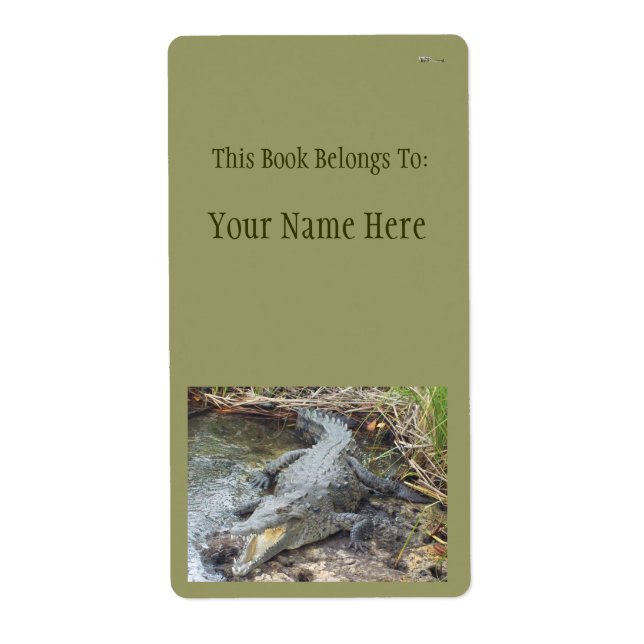 Jamaican Salt Vatten Crokodile Fraktsedel (Framsidan)