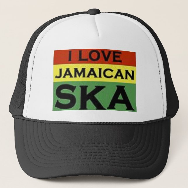 jamaican ska cap truckerkeps (Framsida)