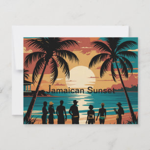 Jamaican Sunset Vykort
