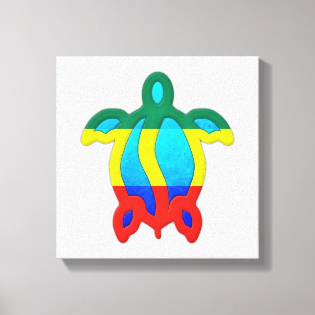 Jamaican Turtle Canvastryck (Framsida)