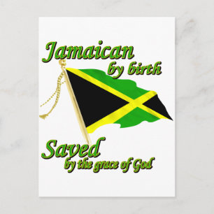 Jamaican vid födseln räddad av Guds nåd Vykort