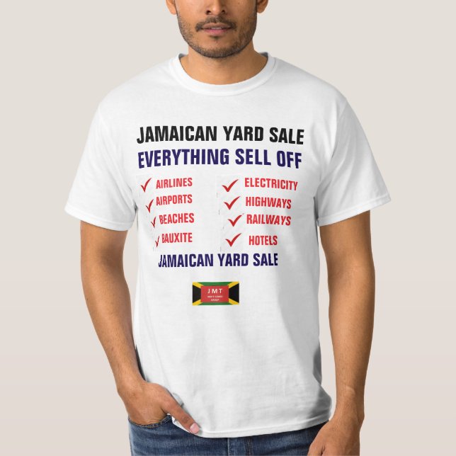 JAMAICAN YARD SALE T-Shirt (Framsida)