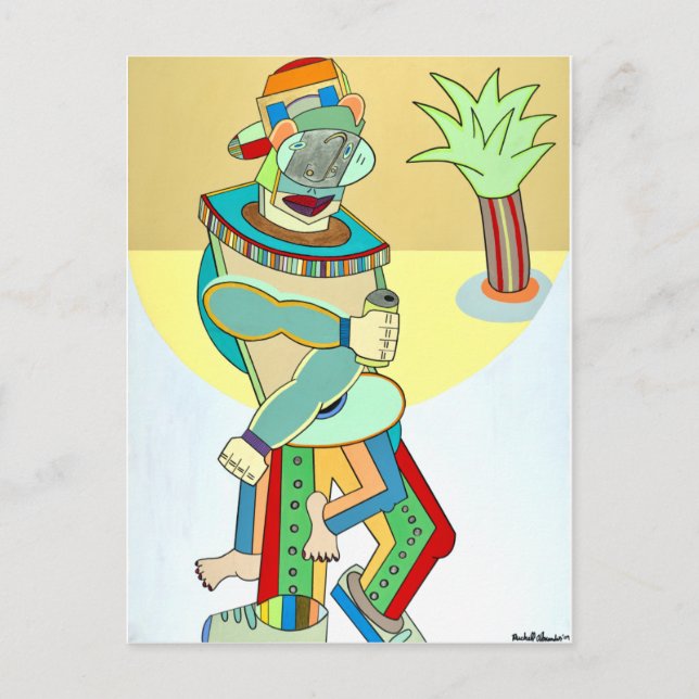 "Jamaican Youth" av Ruchell Alexander Vykort (Framsida)