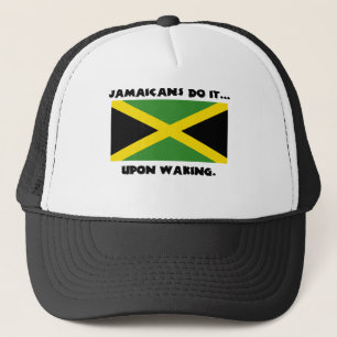 Jamaicaner Gör Det... När De Vaknar Truckerkeps
