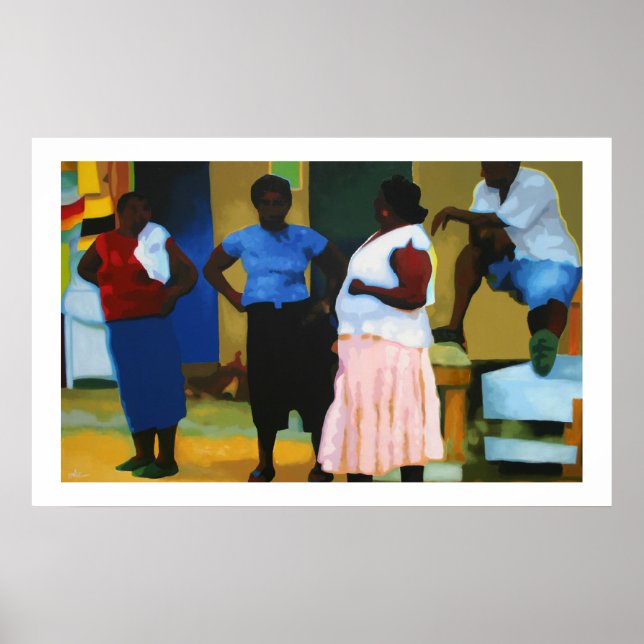 Jamaicans i Negril Poster (Framsidan)