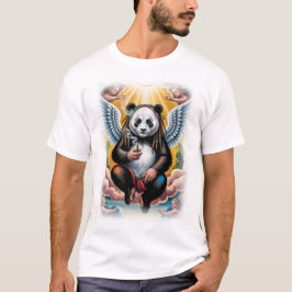 Jamaicansk ängelpanda som vilar på en grön t shirt