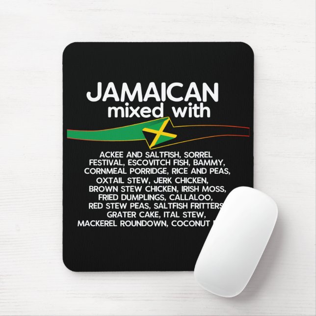 Jamaicansk Blandad Med Jamaica Stolt  Musmatta (Med mus)