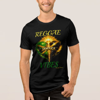 Jamaicansk färgrik t shirt